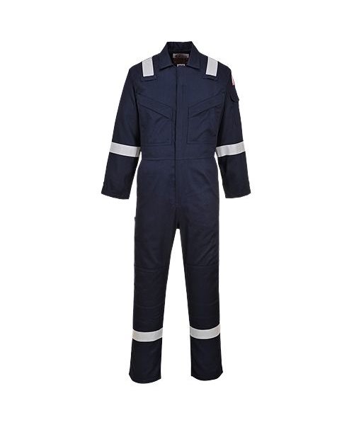 Portwest FR28 - Flame Resistant Light Weight Anti-Static Coverall 280g - Navy - R
