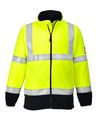 FR31 - Vlamvertragende Antistatische Hi-Vis Fleece - Yellow - R