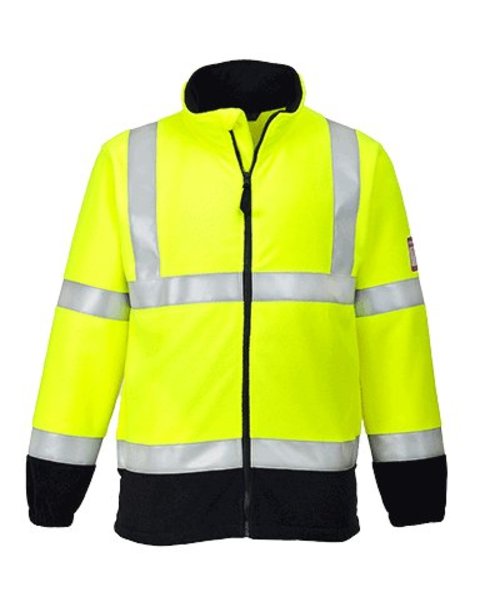 Portwest FR31 - Flame Resistant Anti-Static Hi-Vis Fleece - Yellow - R