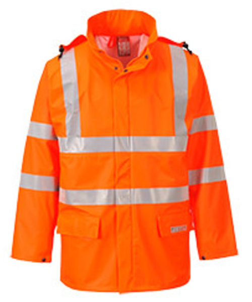 Portwest FR41 - Sealtex Flame Hi-Vis Jacket - Orange - R