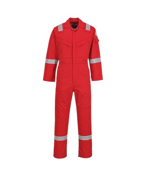 Portwest FR50 - Flammhemmender Antistatik Overall 350gm - Red - R