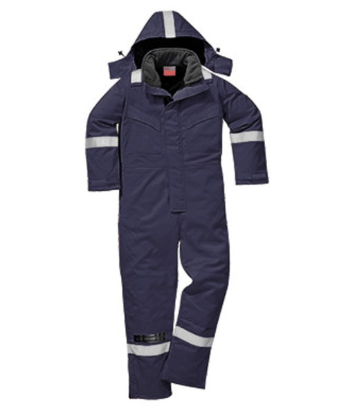 Portwest FR53 - FR Flammhemmender Antistatik- Winter Overall - Navy - R