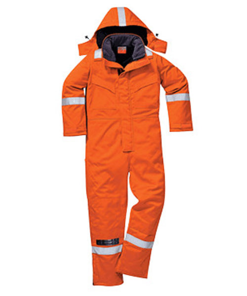 Portwest FR53 - FR Flammhemmender Antistatik- Winter Overall - Orange - R