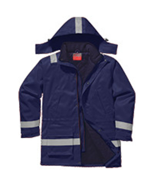 Portwest FR59 - Flammhemmende Antistatik Winterjacke - Navy - R