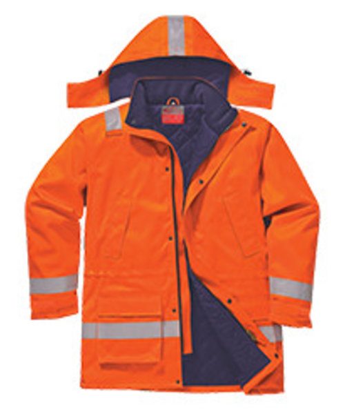 Portwest FR59 - Flammhemmende Antistatik Winterjacke - Orange - R