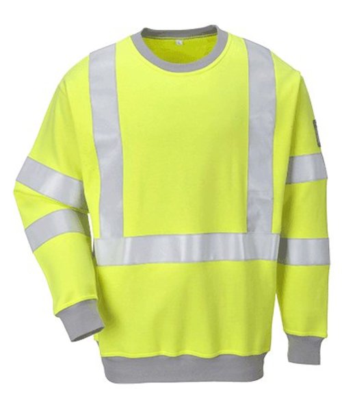 Portwest FR72 - Vlamvertragend Antistatisch Hi-Vis Sweatshirt - Yellow - R