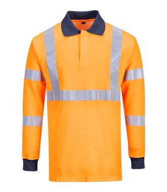 FR76 - Flame Resistant RIS Polo Shirt - Orange - R