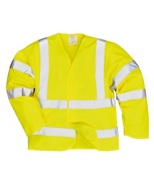 Portwest FR85 - Veste anti-statique Hi-Vis - Résistante à la flamme - Yellow - R