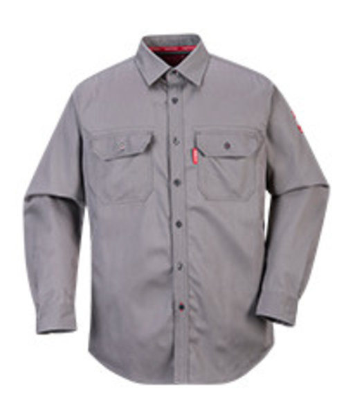 Portwest FR89 - Bizflame 88/12 Shirt - Grey - R