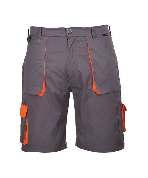 Portwest TX14 - Portwest Texo Contrast Shorts - Grey - R