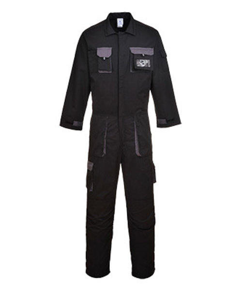 Portwest TX15 - Portwest Texo Kontrast Overall - Black - R