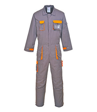 TX15 - Portwest Texo Contrast Coverall - Grey - R