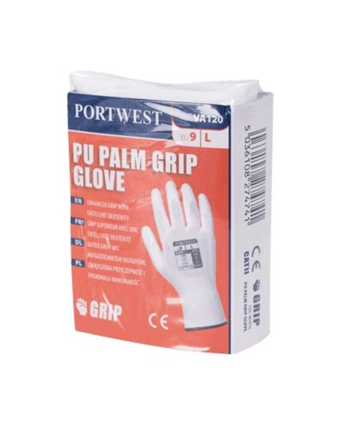Portwest VA120 - Vending PU Palm Glove - WhWh - R