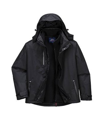 S553 - Radial 3 in 1 Jacket - Black - R