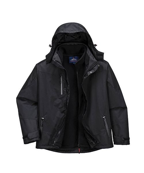 Portwest S553 - Parka 3 en 1 Radial - Black - R