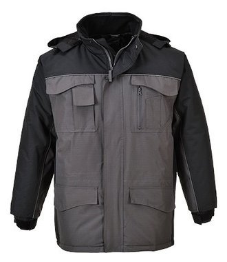 S562 - Parka RS Bicolore - BkGrey - R