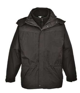 S570 - Parka Homme Bicolore Aviemore - Black - R