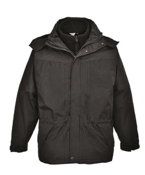 Portwest S570 - 3 in 1 Herren Jacke Aviemore - Black - R