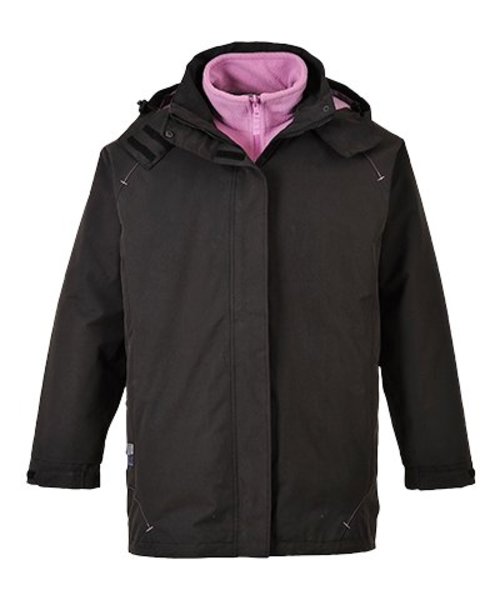 Portwest S571 - Elgin 3 in 1 Ladies Jacket - Black - R