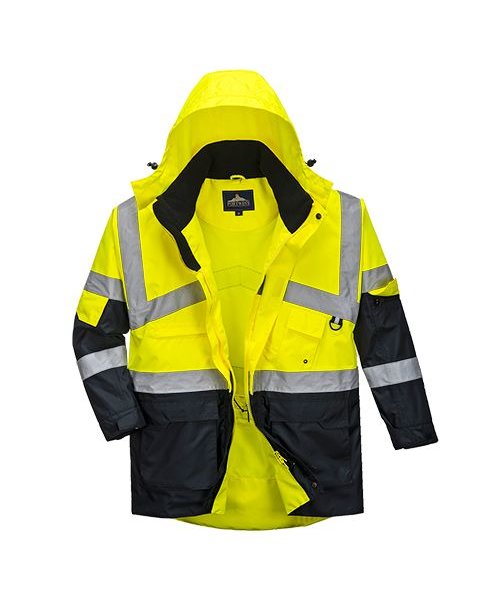 Portwest S760 - Hi-Vis Tweekleuren Ademend Jack - YeNa - R