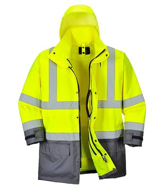 S768 - Hi-Vis Executive 5-in-1 Jacket - YeGrey - Y