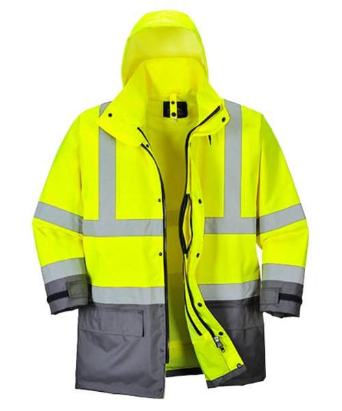 Portwest S768 - Hi-Vis Executive 5-in-1 Jack - YeGrey - Y