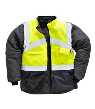 S769 - Hi-Vis Twee kleuren jack - Omkeerbaar - YeNa - R