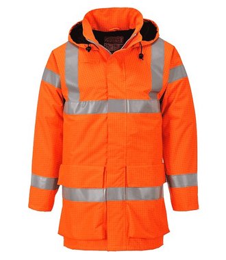 S774 - Bizflame Multi - Leichte Regen-Warnschutzjacke - Orange - R