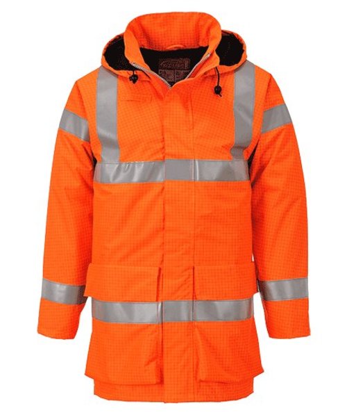Portwest S774 - Bizflame Rain Hi-Vis Multi Lite Jacket - Orange - R
