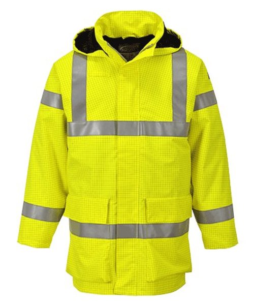 Portwest S774 - Veste de pluie hi-vis multi lite Bizflame - Yellow - R