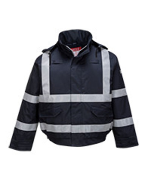 Portwest S783 - Bizflame Multi Beschermend Bomber Regenjack - Navy - R