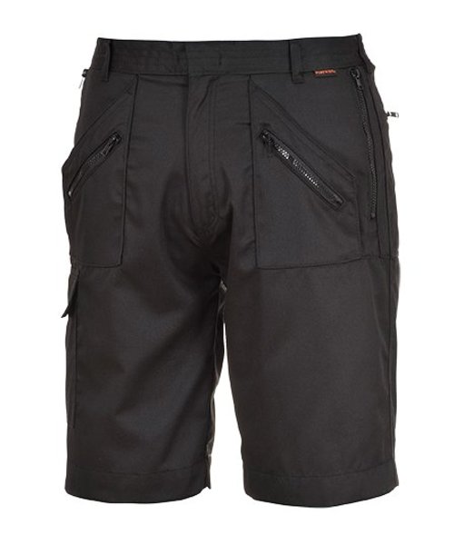 Portwest S889 - Action Shorts - Black - R