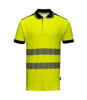 T180 - Vision Warnschutzpoloshirt - Yellow/black - R