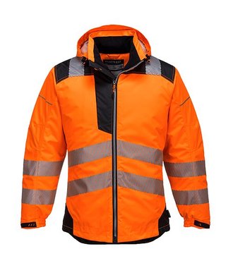 T400 - Veste de pluie Hi-Vis Vision - OrBk - R