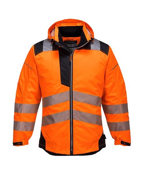 Portwest T400 - Veste de pluie Hi-Vis Vision - OrBk - R