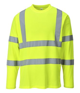 S278 - Warnschutz Langarm T-Shirt - Yellow - R