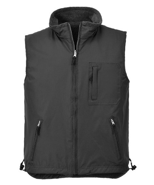 Portwest S418 - Bodywarmer RS Reversible - Black - R