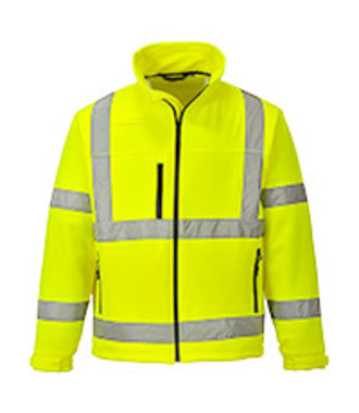 S424 - Hi-Vis Klassiek Softshell Jack (3L) - Yellow - R