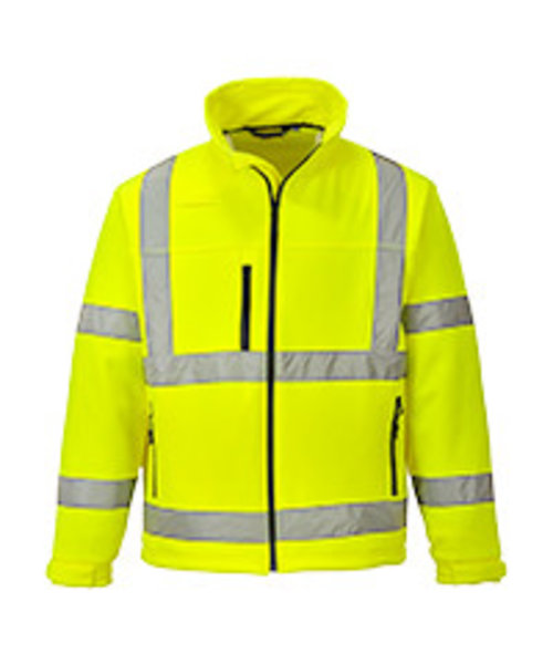 Portwest S424 - Hi-Vis Classic Softshell Jacket (3L) - Yellow - R