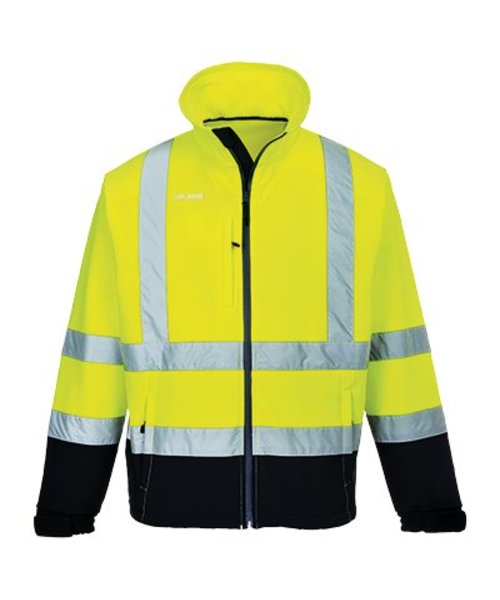 Portwest S425 - Hi-Vis Contrast Softshell (3L) - YeNa - R