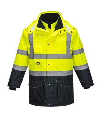 S426 - Hi-Vis 7-in-1 Contrast Traffic Jacket - YeNa - R