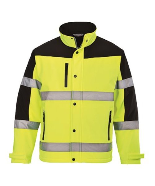 Portwest S429 - Twee Kleuren Softshell Jack (3L) - Yellow - R