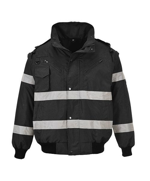 Portwest S435 - Blouson Bomber iona 3 en 1 - Black - R