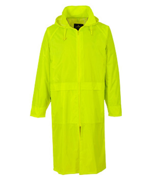 Portwest S438 - Classic Adult Rain Coat - Yellow - R