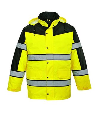 S462 - Klassische 2-farbige Jacke - Yellow - R