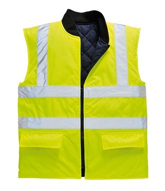 S469 - Gilet HV Réversible - Yellow - R