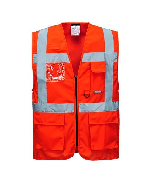 Portwest S476 - Gilet Hi-Vis Executive - Berlin - Red - R