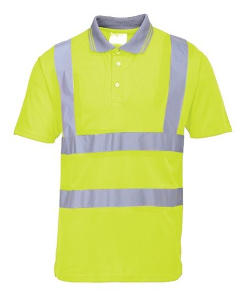 Portwest S477 - Warnschutz Kurzarm Polo Shirt - Yellow - R