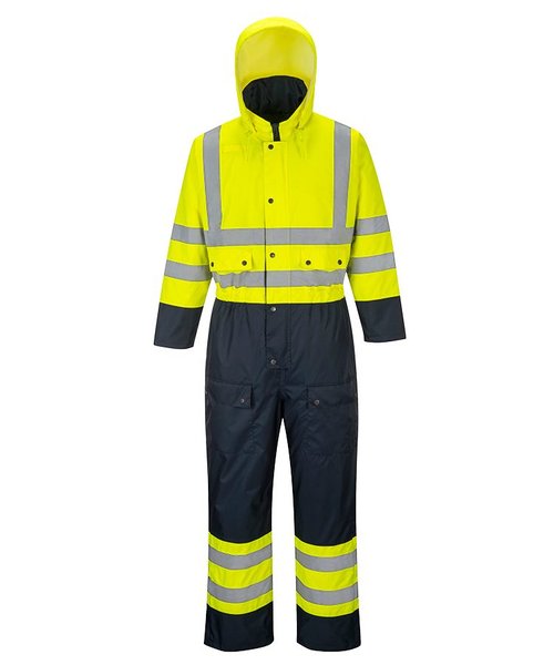 Portwest S485 - Hi-Vis Kontrast Overall - gefüttert - YeNa - R