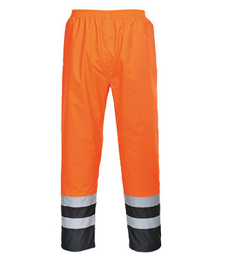 S486 - Hi-Vis Two Tone Traffic Trousers - Orange - R